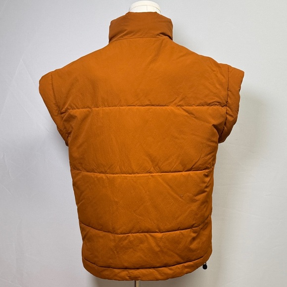 Everlane Orange ReNew Puffer Vest Size Medium - Picture 4 of 10